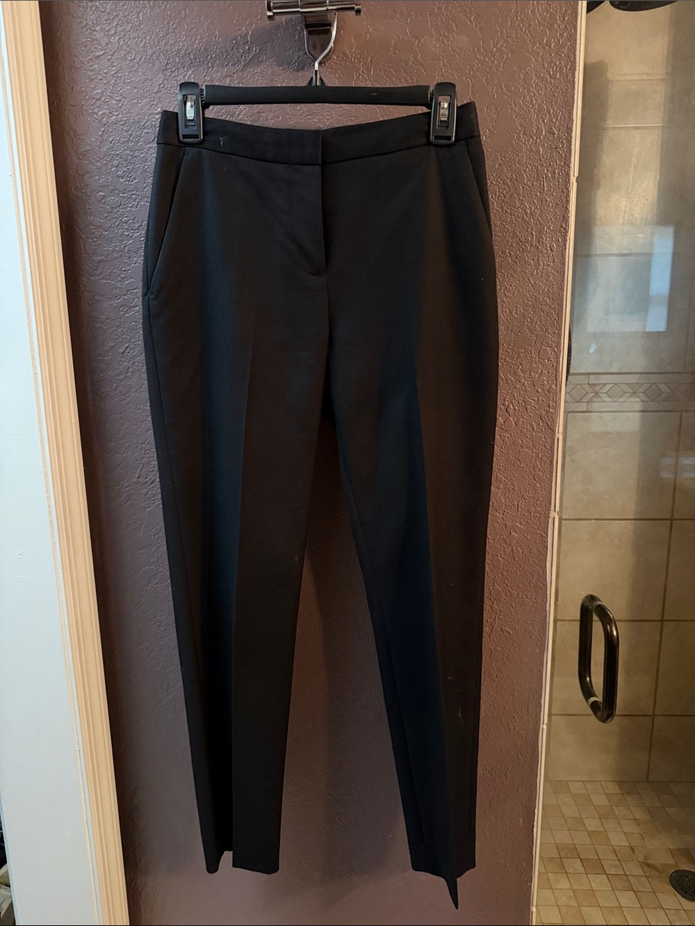 Topshop Black Slim Tapered Dress Pants